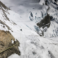 <strong>Blick zurück in die Schneerampe der Whillans-Cochrane</strong>