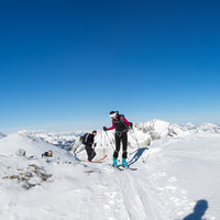 Eine moderate Aufstiegsspur mit herrlichem Panorama vom Dachstein bis zu den Radstädter Tauern