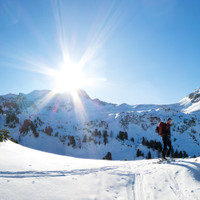 Bei wunderbarem Wetter gehts richtung Pleißlingkeil