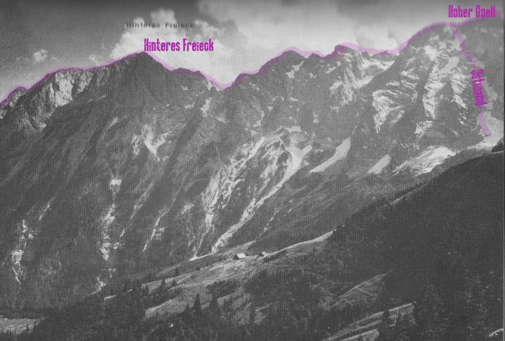 <span><strong>Ganz links unten ist der erste Gipfel zu sehen</strong> <span class=>© Timo Moser</span> </span>