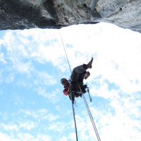 <span><strong>Mal genug für diesen Tag - abseilen</strong> <span class=>© Timo Moser</span> </span>