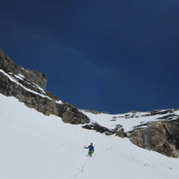 <span><strong>Abstieg von der Dreiherrenspitze in Richtung Birnlückenhütte </strong><span class=>© Timo Moser</span></span>