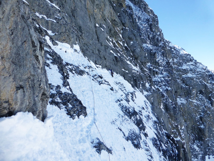 <span><strong>Timo im eirigen Götterquergang</strong> <span class=>© Roli Striemitzer</span></span>