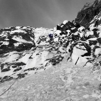 <span>Schlüssellänge mit wenig Eis © Stefan Brunner</span>