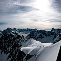<span>Panorama beim Hochfahren mit der Bahn</span>