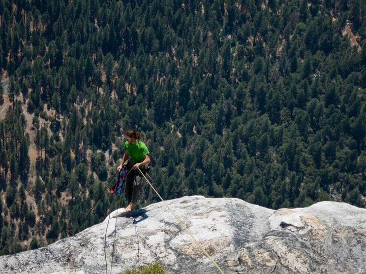 <span><strong>Stefan am Ausstieg der Muirwall</strong> <span class=>© Timo Moser</span></span>