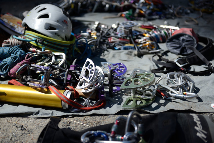 <span><strong>Bigwallmaterial ohne Ende </strong>© Stefan Brunner<br /></span>