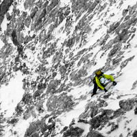 <span>Blick zurück auf den letzten Metern zur Blaueisspitze</span>