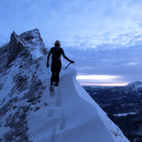 <span>Auf der Scharte, vor dem ersten Aufschwung zu Schärtenspitze</span>