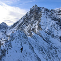 <span>Weiterweg am Rücken zur Blaueisspitze</span>