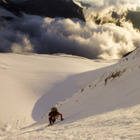 Timo im Vorbau der Tour