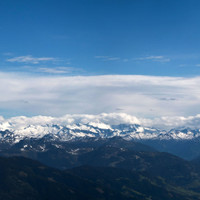 Die Hohen Tauern sind schon leicht angezuckert