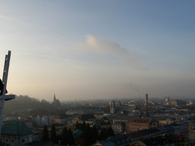 Panorambild City Wall