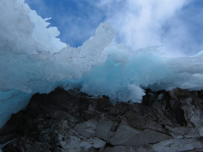 Eisvorhang - Eiszapfen