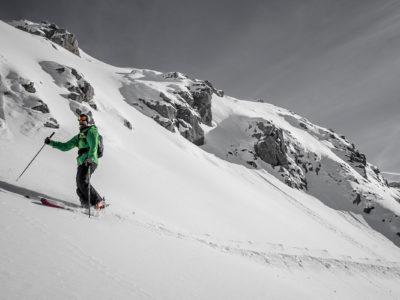 Skitourengeher im Aufstieg