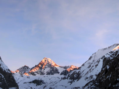 Großglockner im Winter vom Lucknerhaus