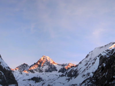 Großglockner im Winter vom Lucknerhaus aus