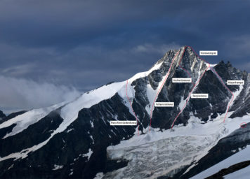 Thumbnail http://Übersicht%20Routen%20Großglockner%20Nordwand