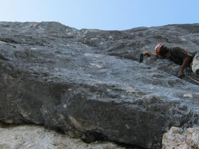 Sanieren bzw. einrichten einer Kletterroute