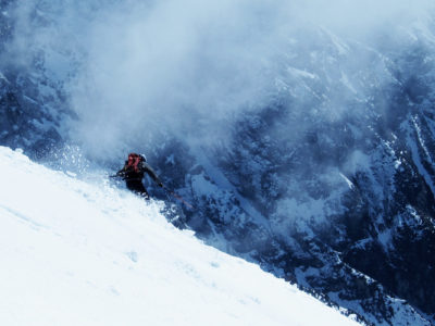 Skiabfahrt