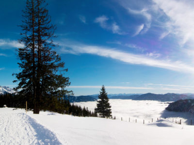Skitour bei Sonnenschein