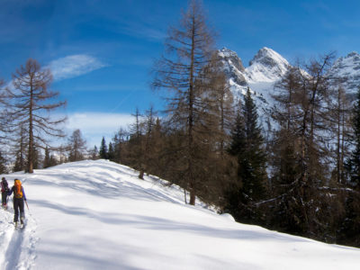 Skitourengeher vor dem Hochkönig