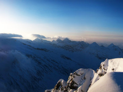 Sonnenaufgang in den Alpen