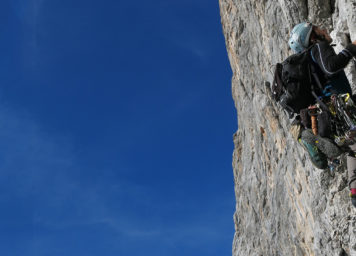 Thumbnail http://Kletterer%20im%20Vorstieg