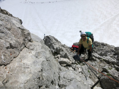 Klettersteig Schultersteig auf den Dachstein